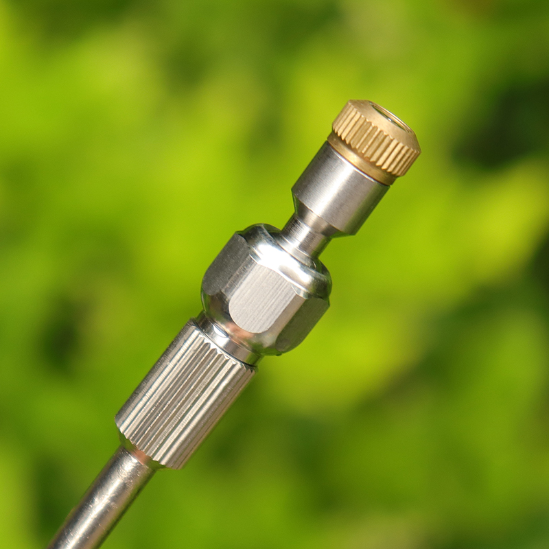 nickel plated brass nozzle swivel
