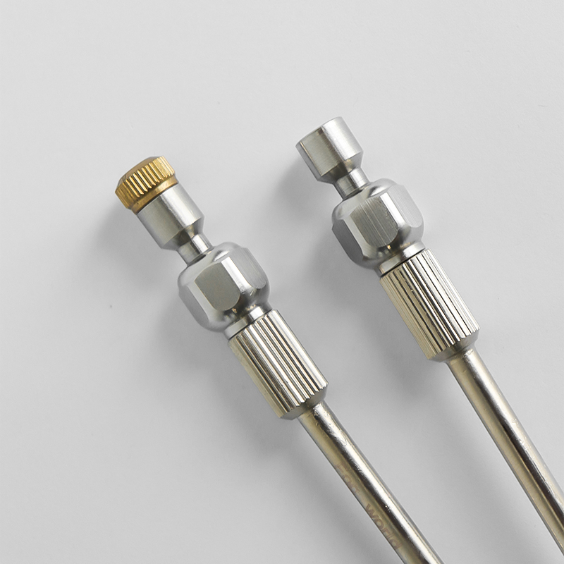 nickel plated brass nozzle swivel