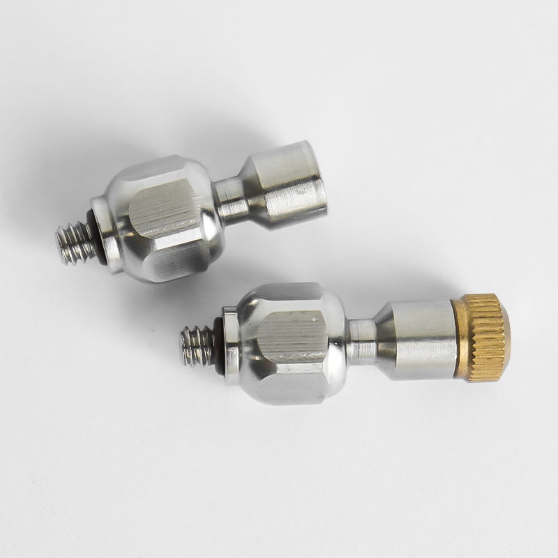 nickel plated brass nozzle swivel