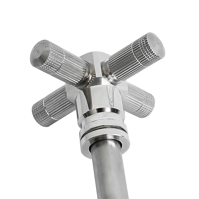 slip lok 3/8" x 10 24t 360 degree 4 hole nozzle cluster
