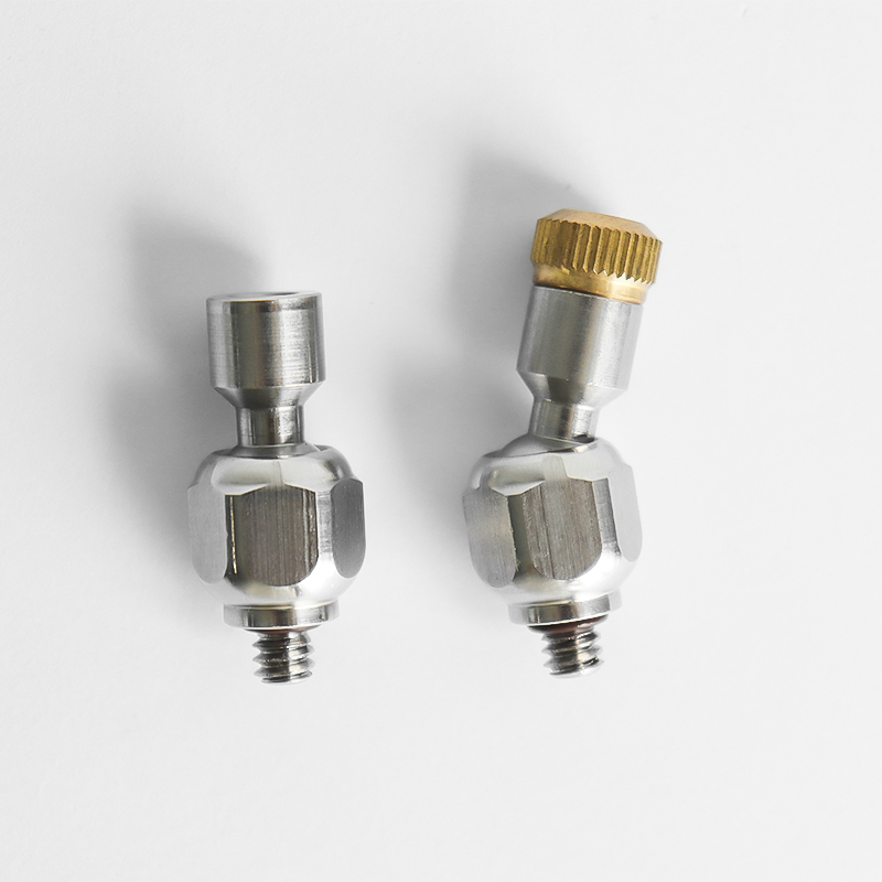 nickel plated brass nozzle swivel